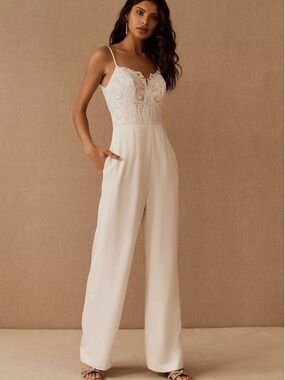 HAYLEY PAIGE X BHLDN- Harvey Sequin Jumpsuit NWOT